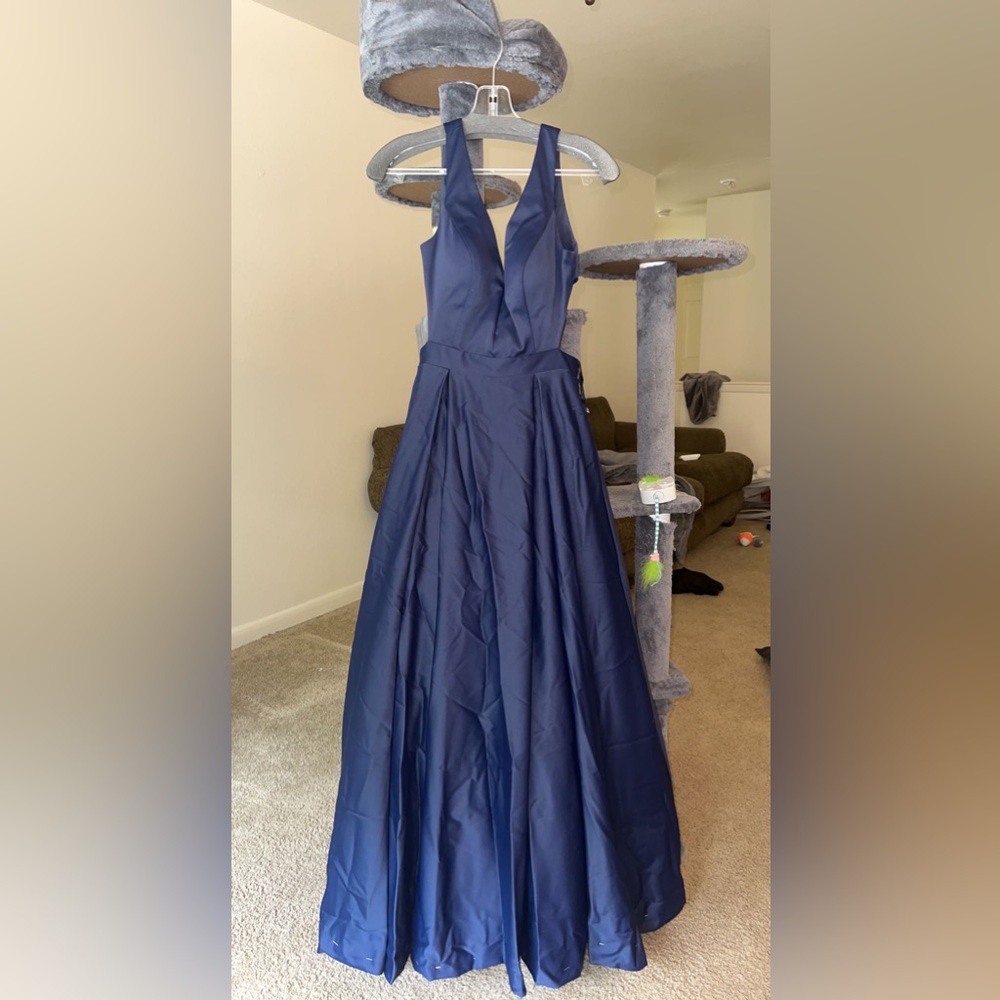 Navy Prom Dress Size 2